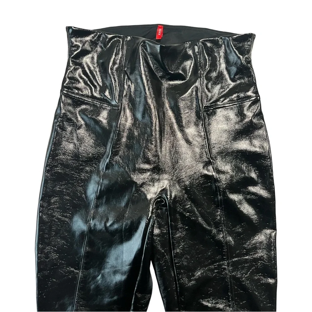 SPANXshape Faux Leather Patent Leggings